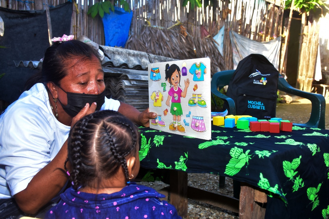 Niños en la comarca Guna Yala reciben estimulación temprana con la “Mochila Cuidarte”