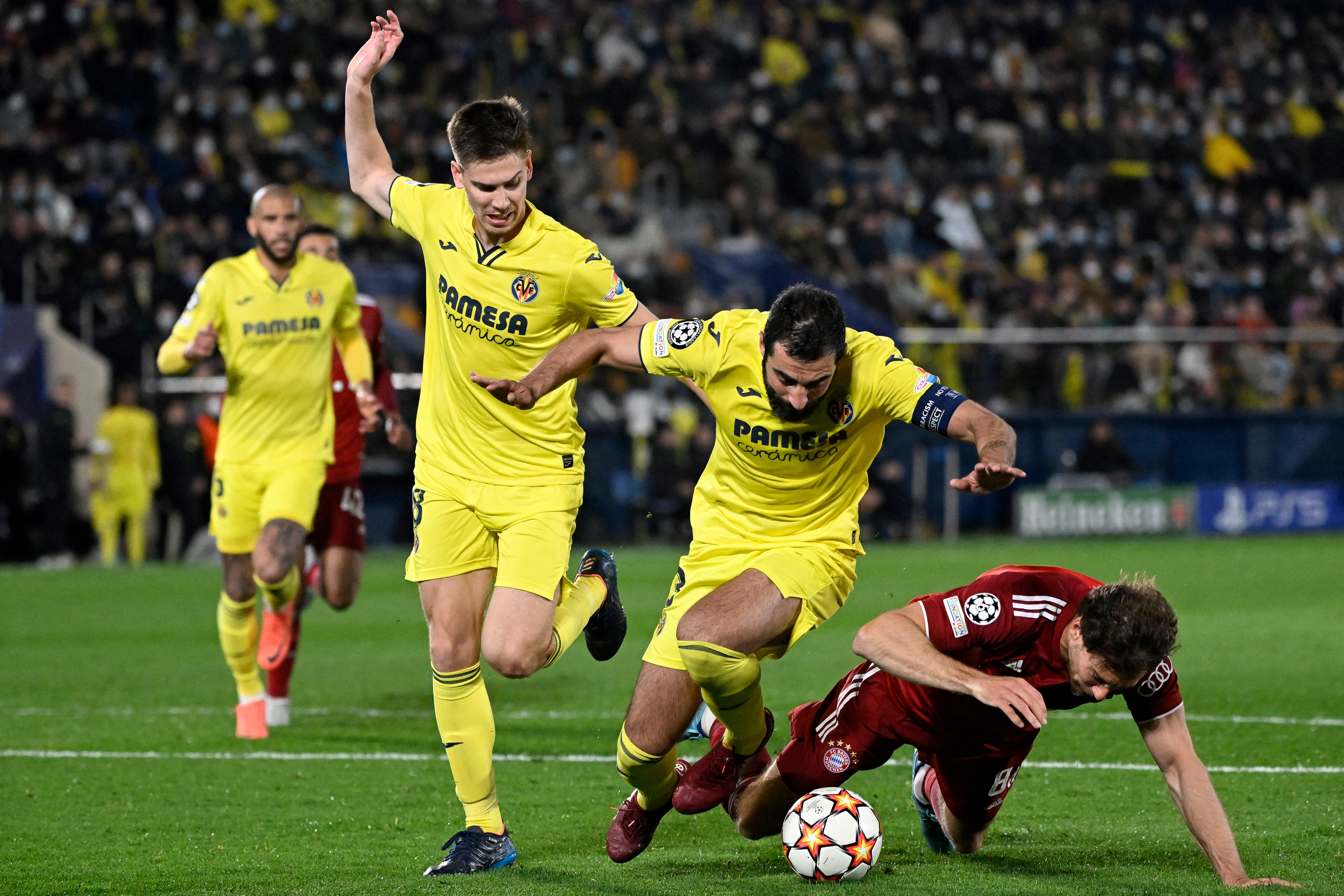 Villarreal gana 1-0 al Bayern Múnich en la ida de cuartos de Liga de Campeones