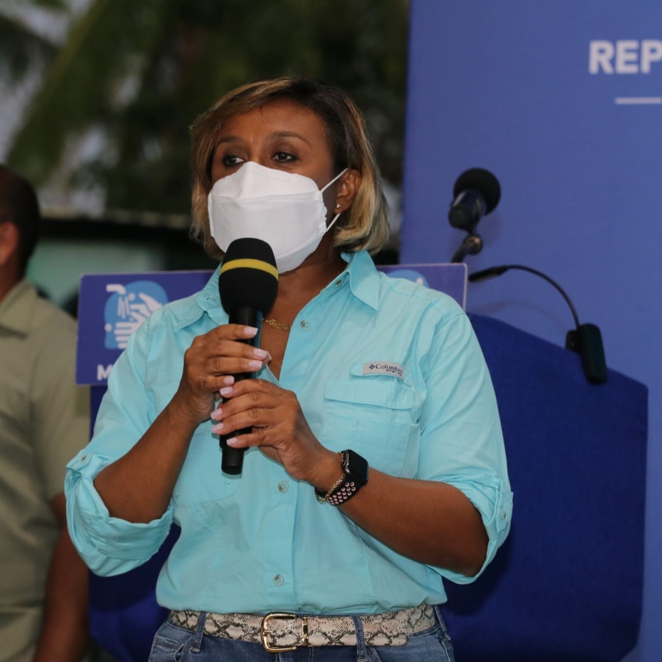 Ministra Berrío anunció ejecución de proyectos en Los Santos