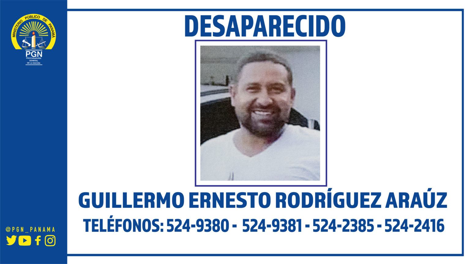 Se busca a un hombre desaparecido en Panamá Viejo desde hace 11 días