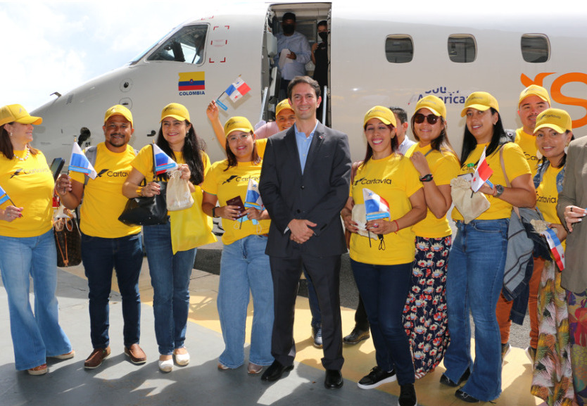 ATP recibió hoy a turoperadores y a la línea  aérea SARPA, S.A., de Colombia