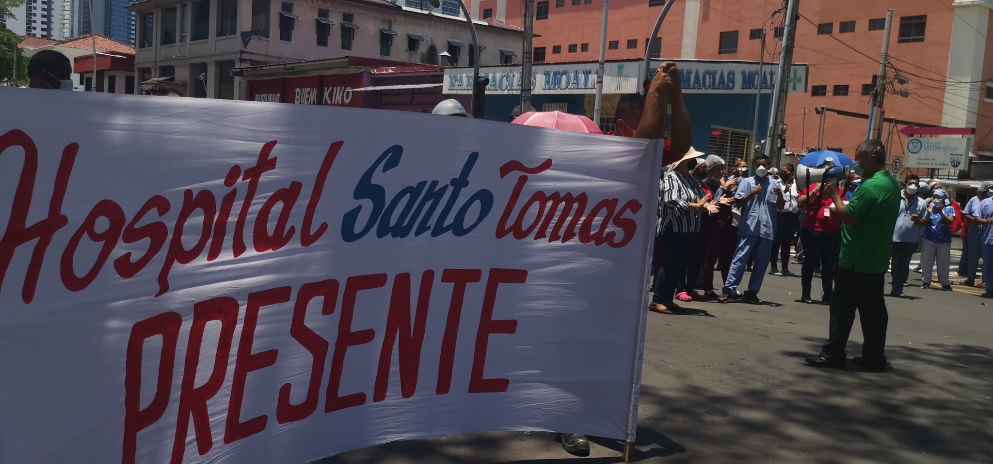 Trabajadores del Hospital Santo Tomás piden el veto total de la Ley 550 sobre patronatos