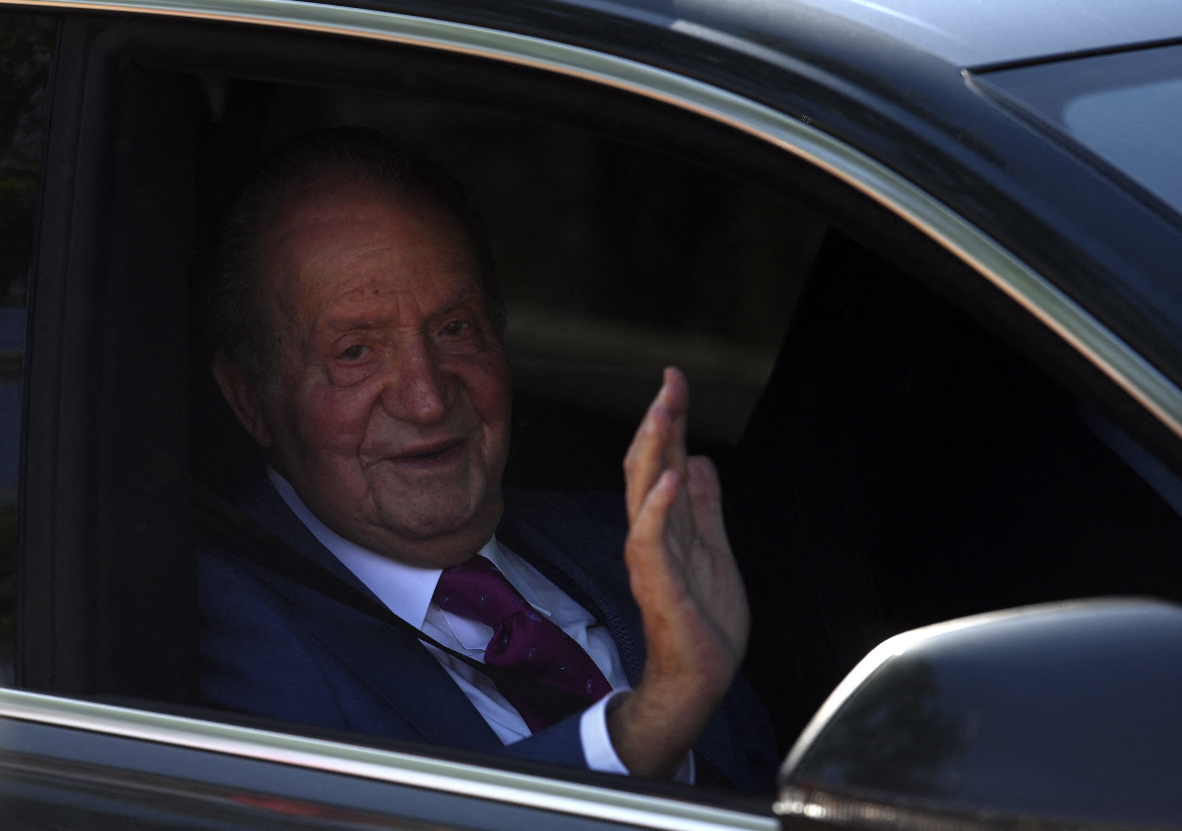 Juan Carlos I visitó a su hijo en Madrid tras casi dos años de exilio