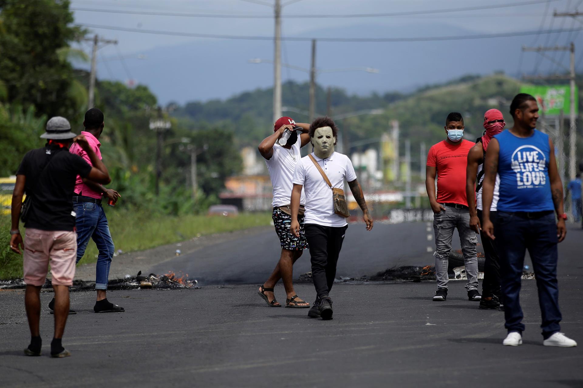 Al menos seis detenidos en las protestas en la provincia caribeña de Panamá