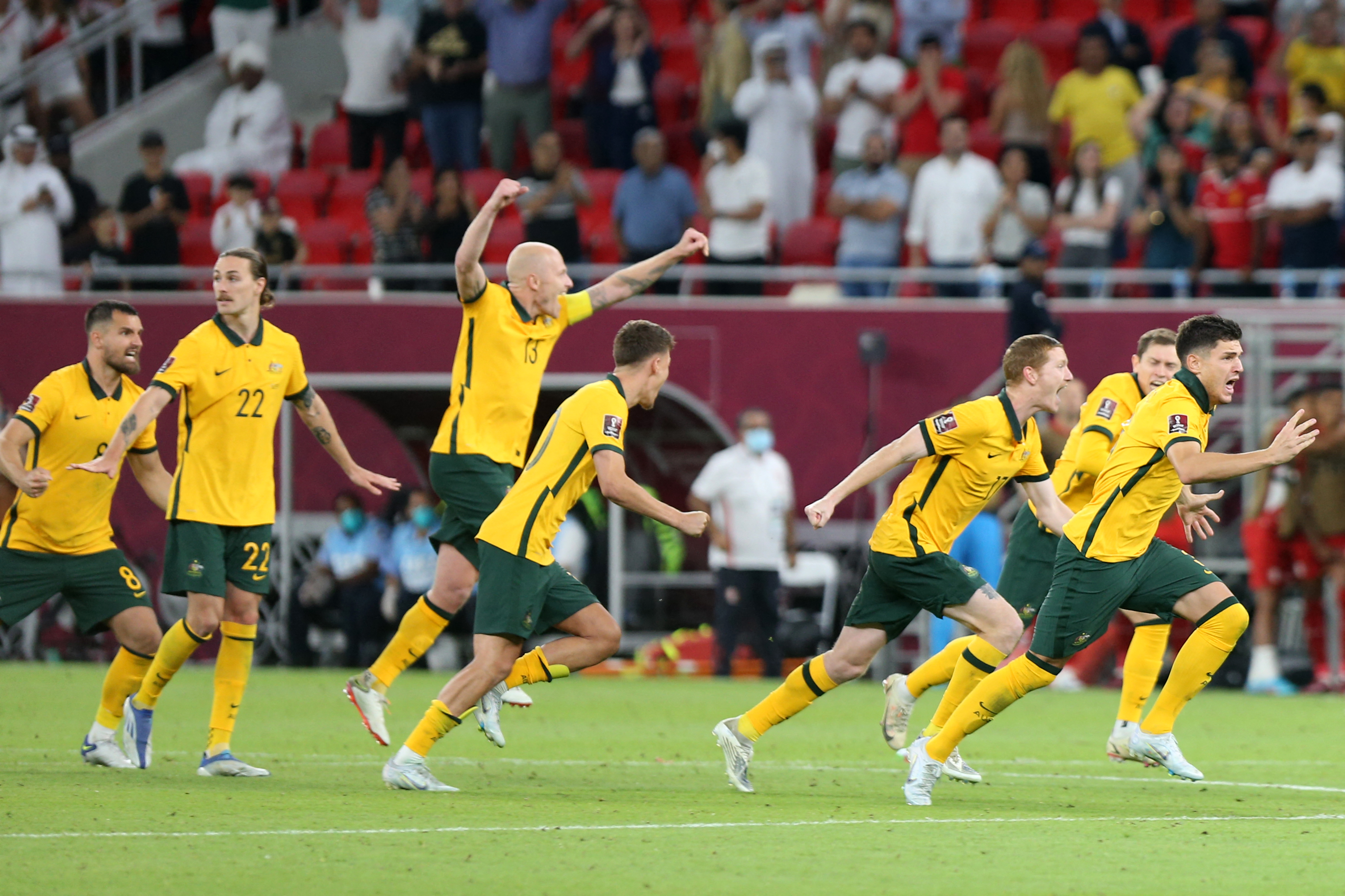 Australia clasifica a Catar-2022 al ganar 5-4 por penales a Perú en la repesca intercontinental
