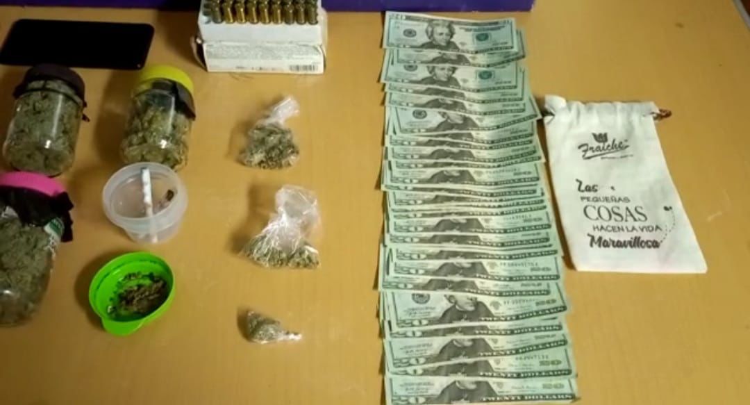 Presunta droga, dinero y municiones son incautadas en una vivienda en Monagrillo