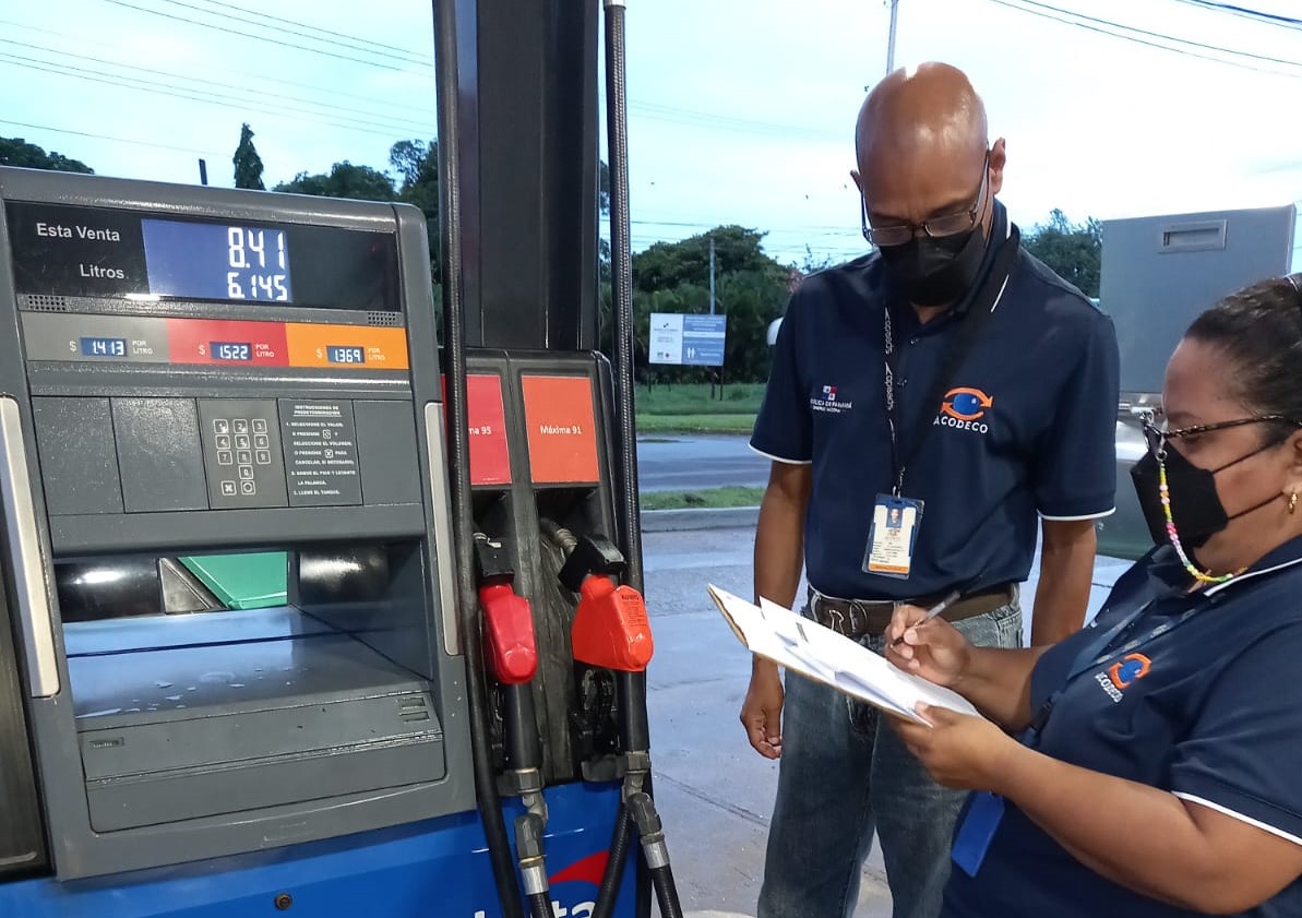 ​​​Acodeco de Coclé detectó incumplimiento en precios de gasolinas