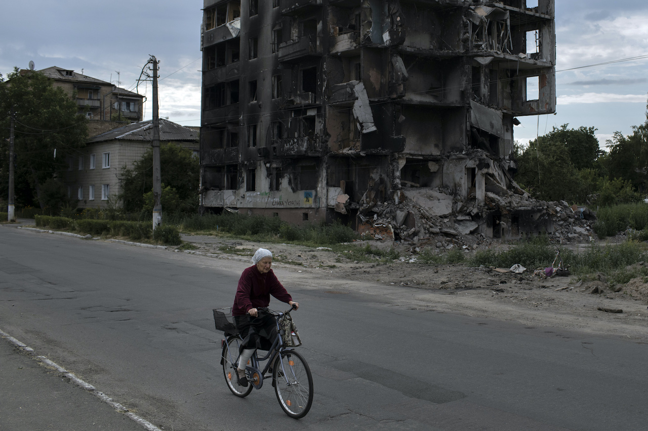 La reconstrucción está muy lejos de realizarse, en una ciudad ucraniana devastada