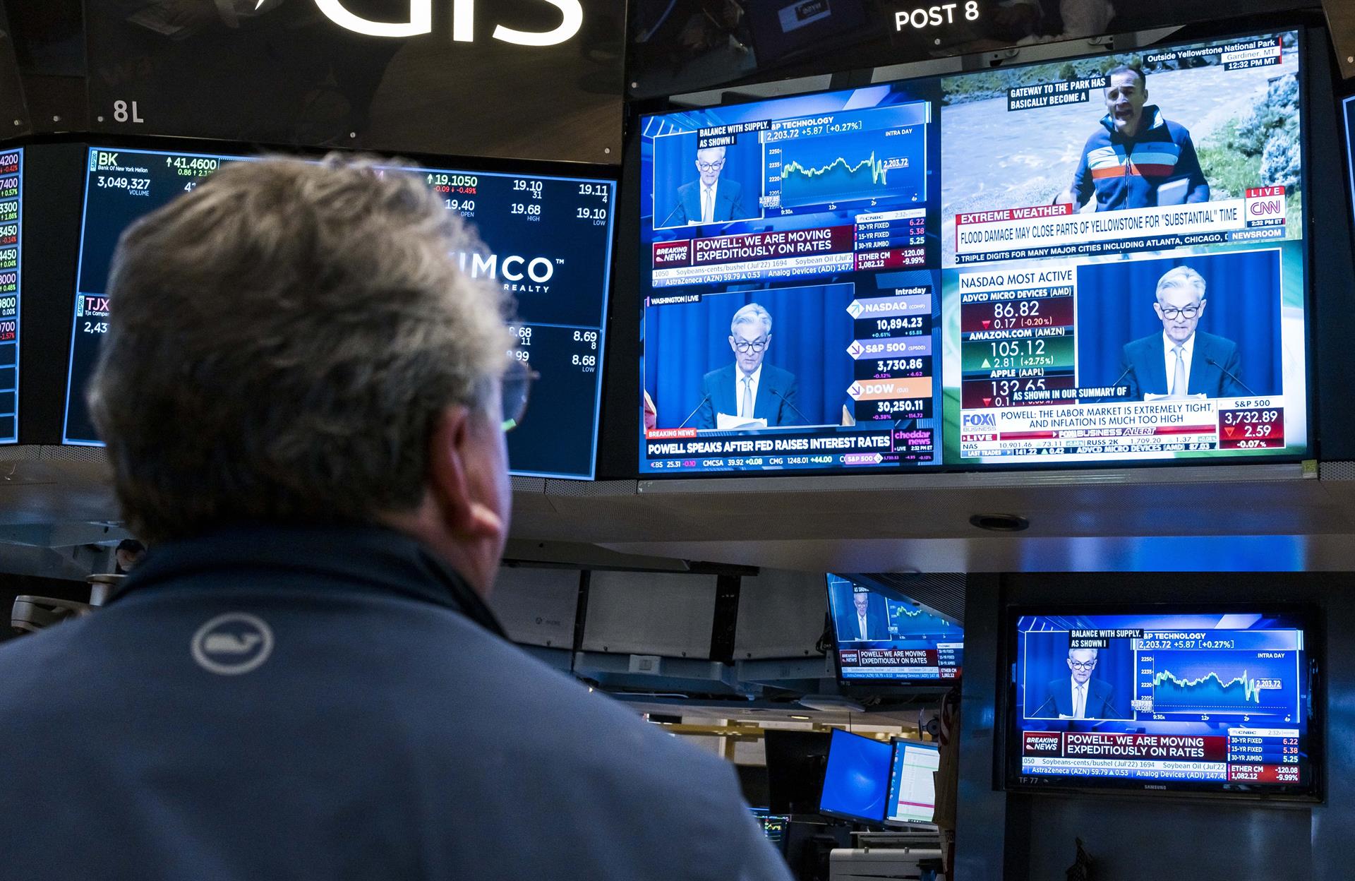 Wall Street cierra en rojo y el Dow Jones baja un 0,57%