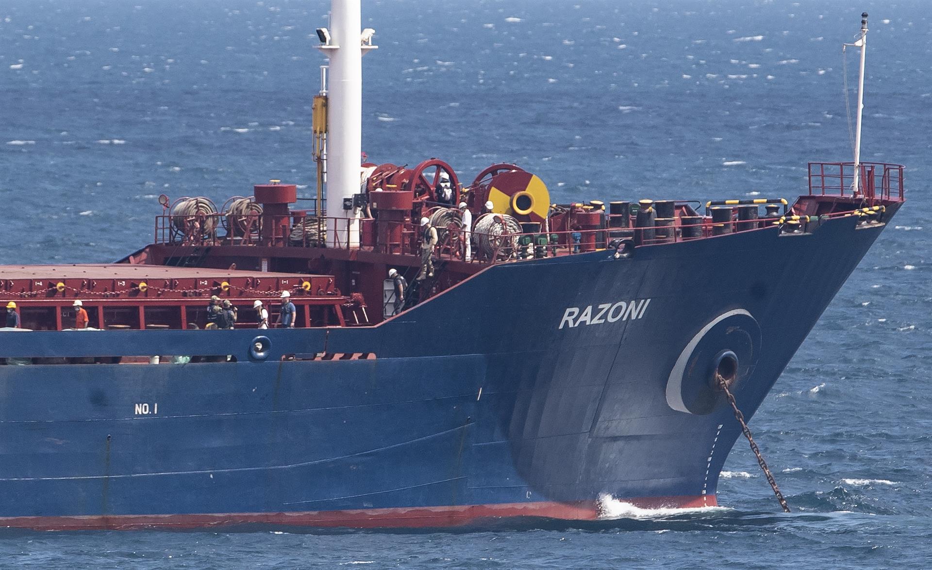 Se retrasa la llegada al Líbano del primer barco con grano que salió del puerto de Odesa