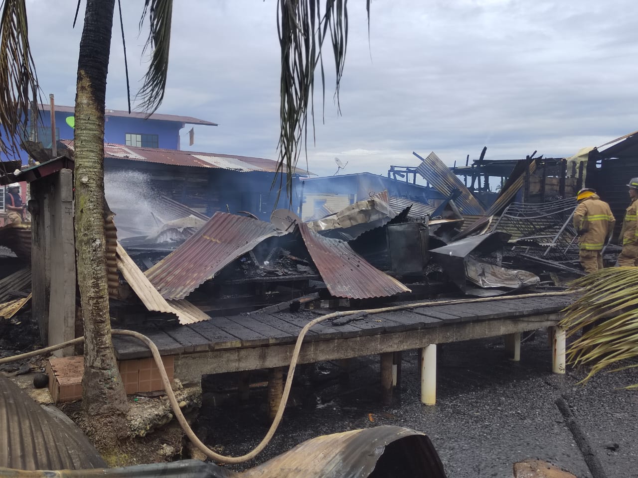 Incendio en Bocas del Toro