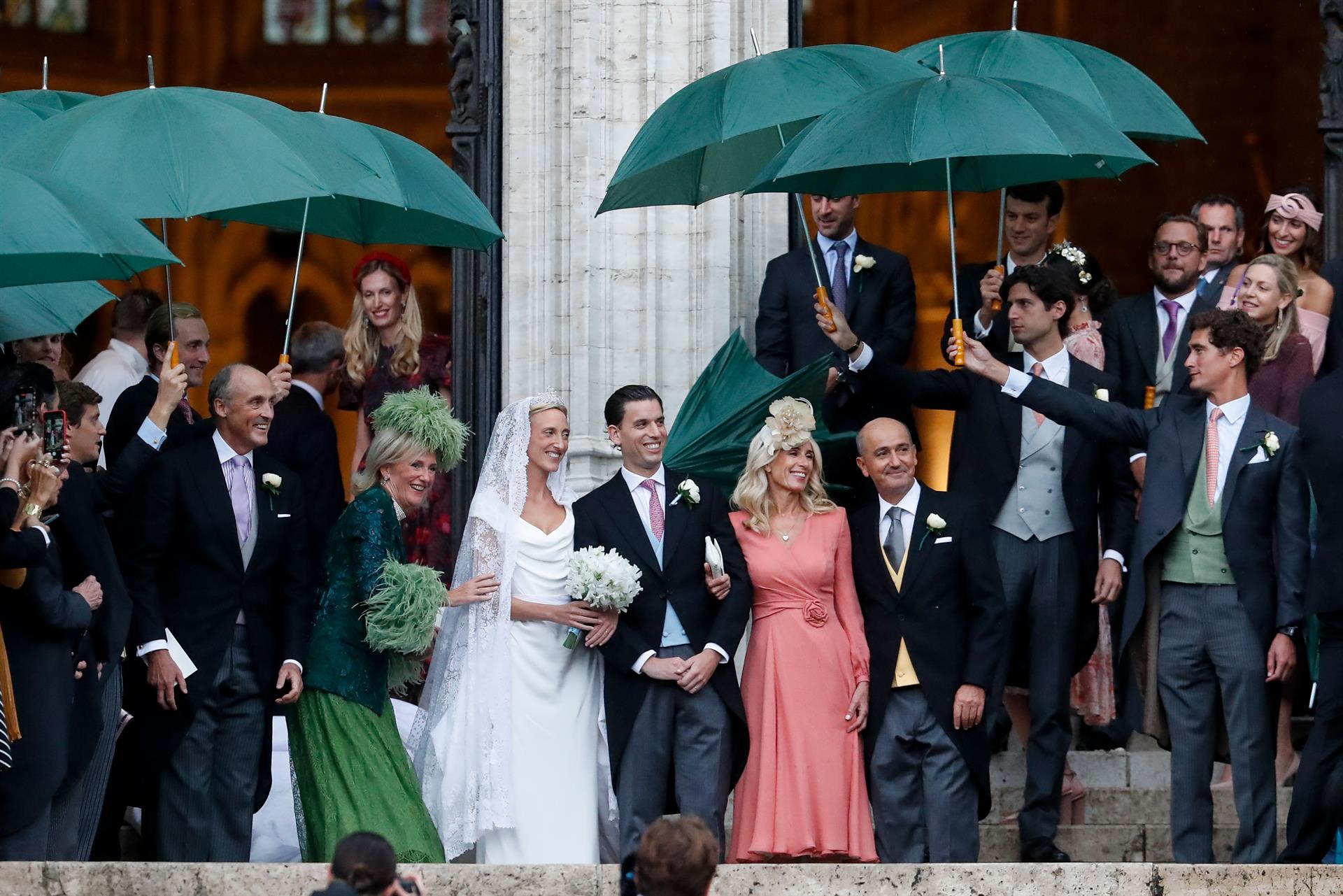 La princesa Maria Laura de Bélgica y William Isvy se casaron en Bruselas