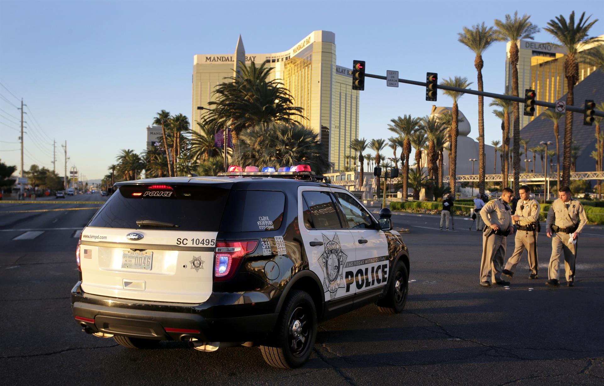 Dos muertos y seis heridos en un apuñalamiento masivo en Las Vegas