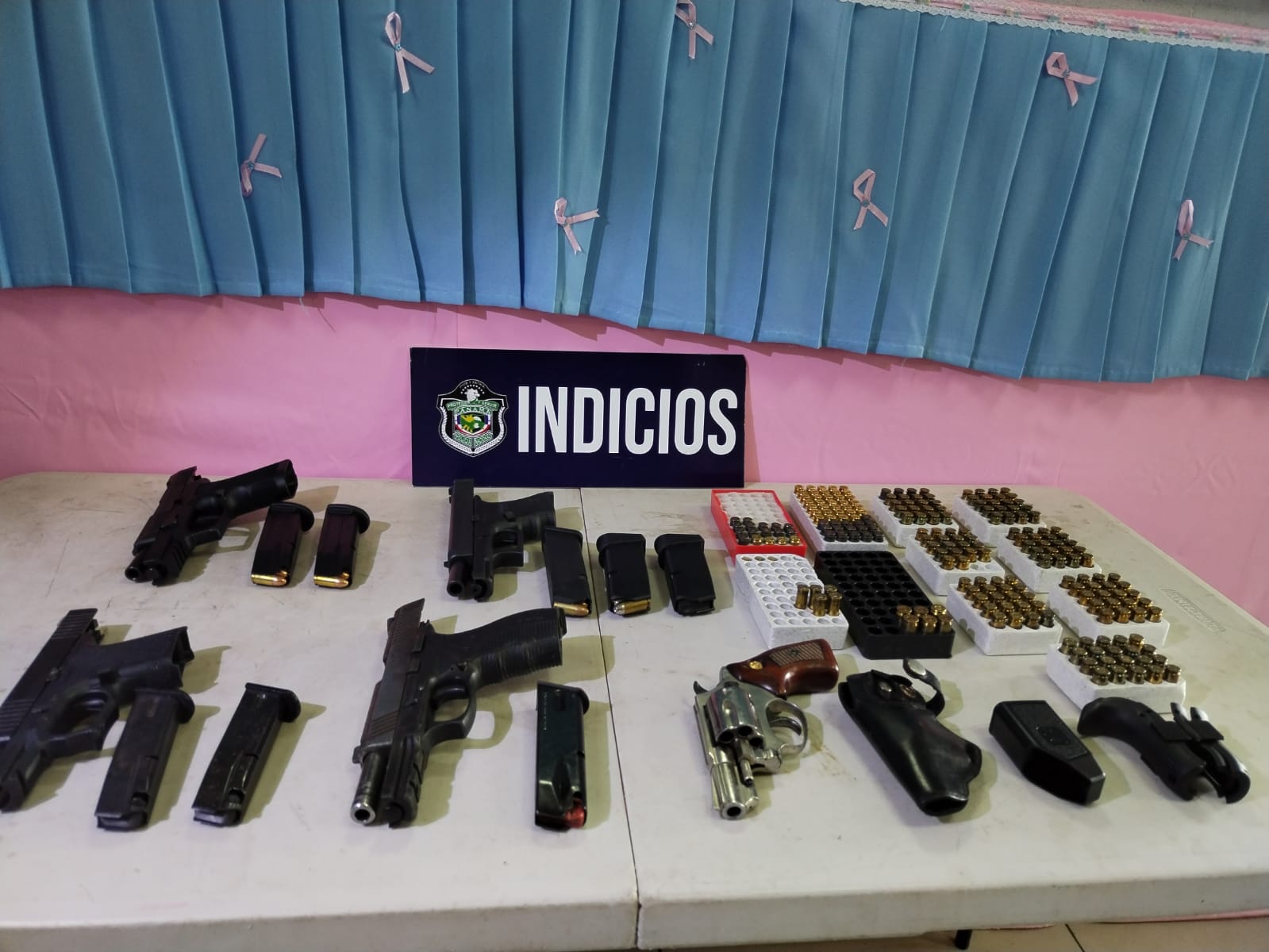 Decomisan 5 armas de fuego y más de 500 municiones en Arraiján