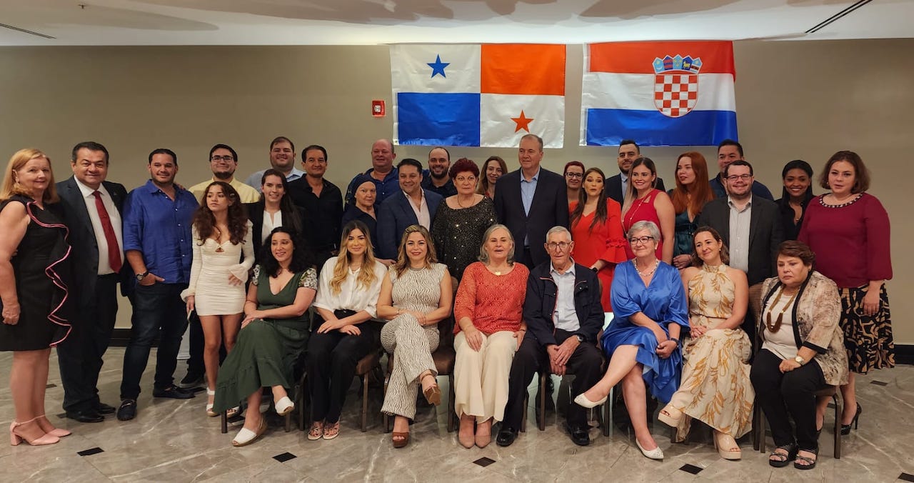 Comunidad de croatas y descendientes compartieron con delegación de República de Croacia