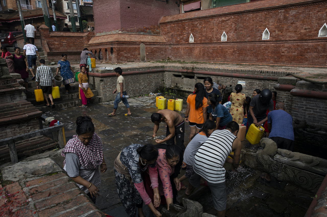 Katmandú sin agua
