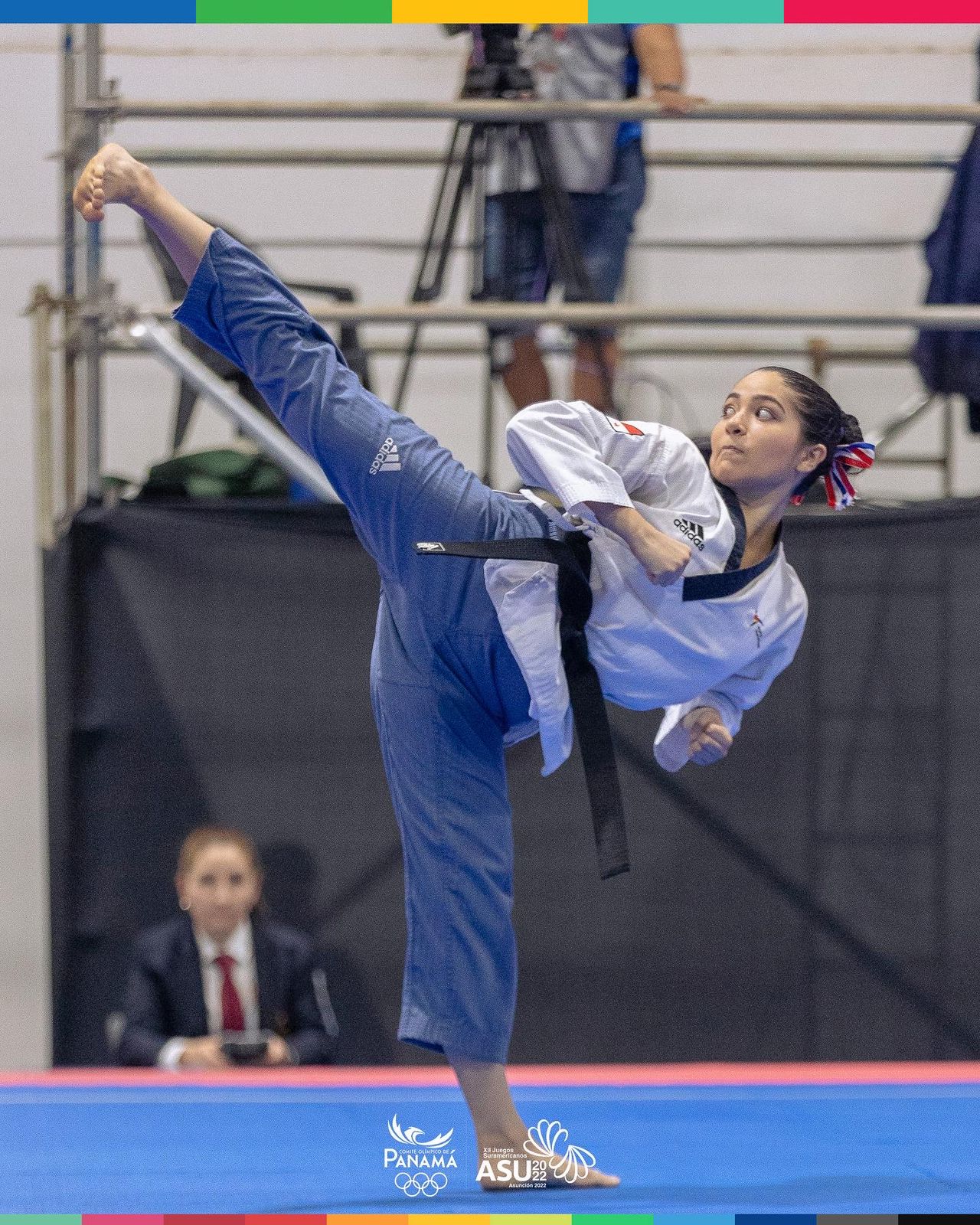 Panamá se colgó el oro en Taekwondo Poomsae en Asunción 2022