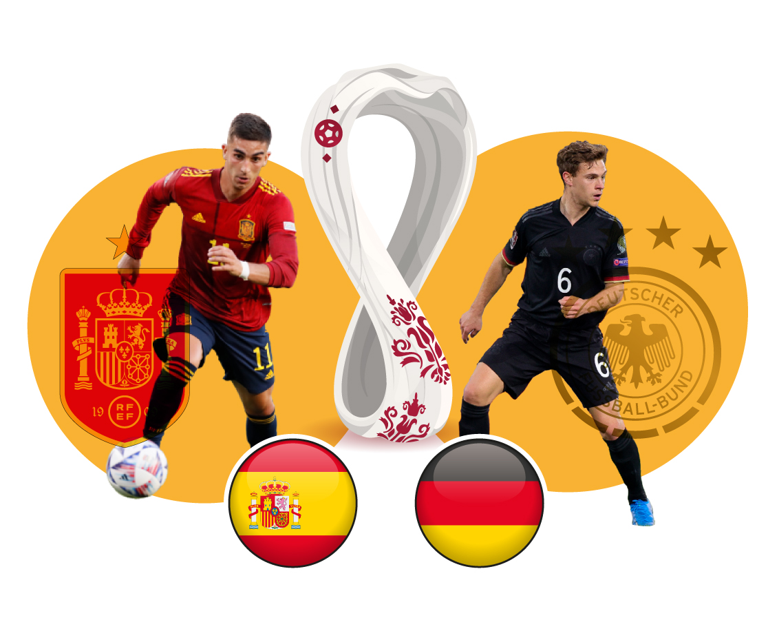 Previa del partido entre España y Alemania correspondiente al grupo E