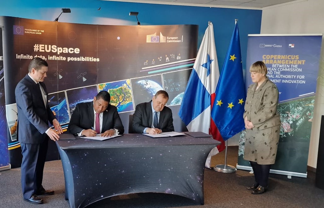 Ampliación de datos de imágenes satelitales en la región, con Centro Copernicus de UE en Panamá