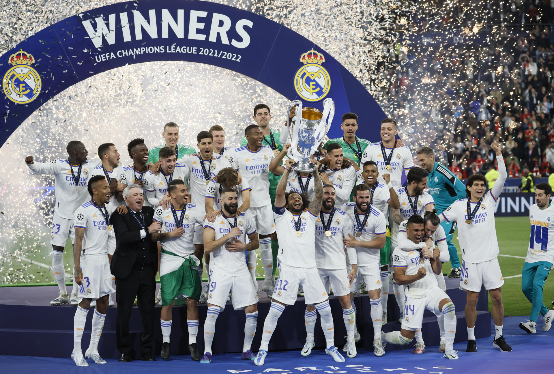 Póker de títulos, remontadas y despedidas en el 2022 del Real Madrid