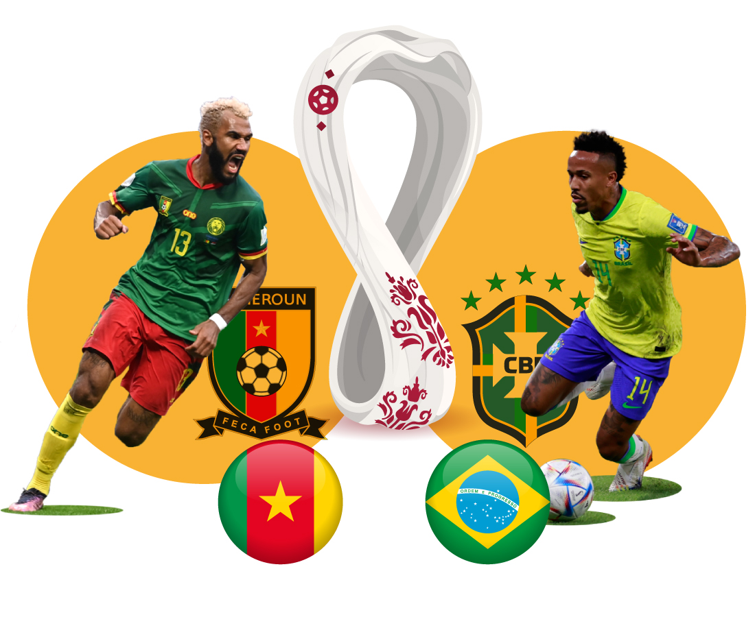 Previa del partido Camerún vs. Brasil
