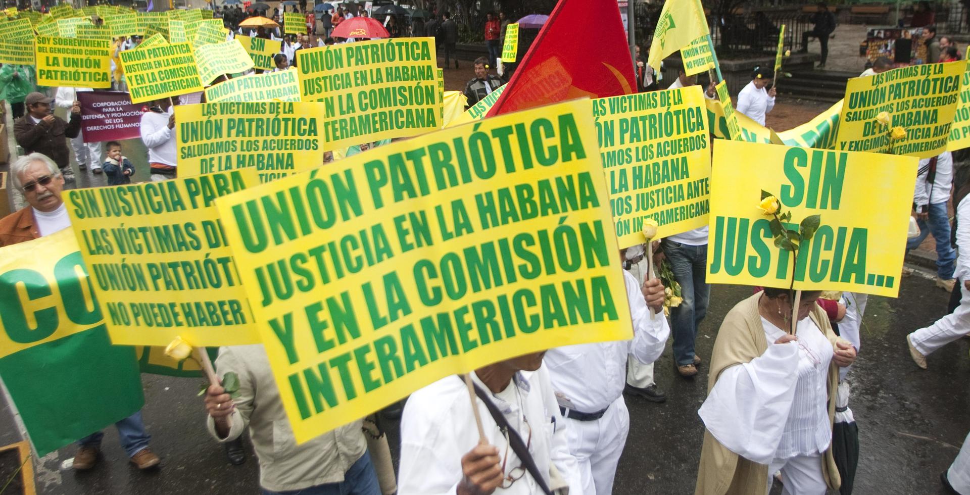 La CorteIDH condena a Colombia por el "exterminio" del partido Unión Patriótica