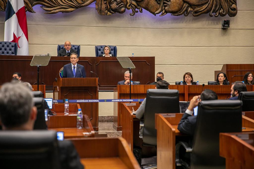 Presidente Cortizo rindió ante la asamblea el informe a la Nación de su gestión en los últimos 6 meses