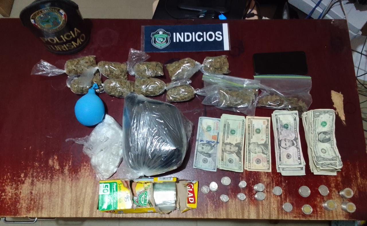 Pareja fue aprehendida con presunta droga en Bocas del Toro