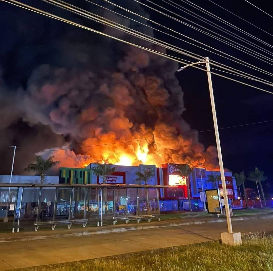 Se incendió City Mall en Chiriquí