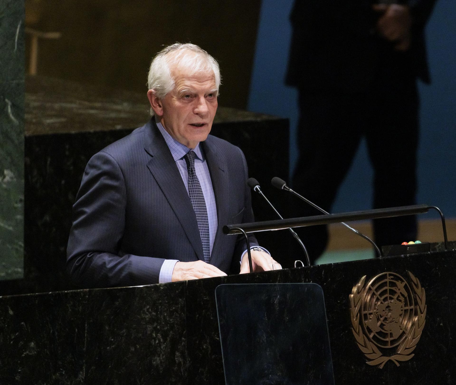 Borrell contradijo a Moscú en la ONU: Occidente no está en guerra con Rusia