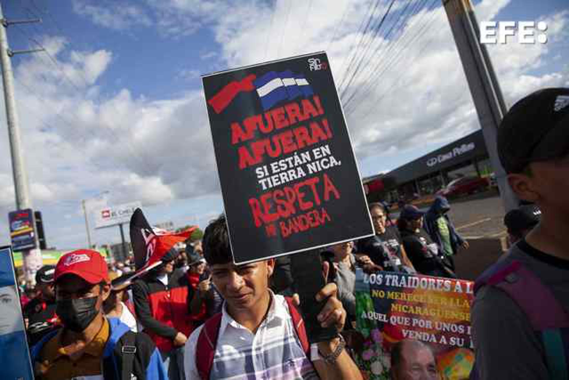 Sandinistas celebraron la expulsión de 222 nicaragüenses de su país