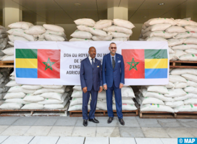 Rey Mohammed VI y presidente Ali Bongo Ondimba, reforzaron lazos de fraternidad y solidaridad