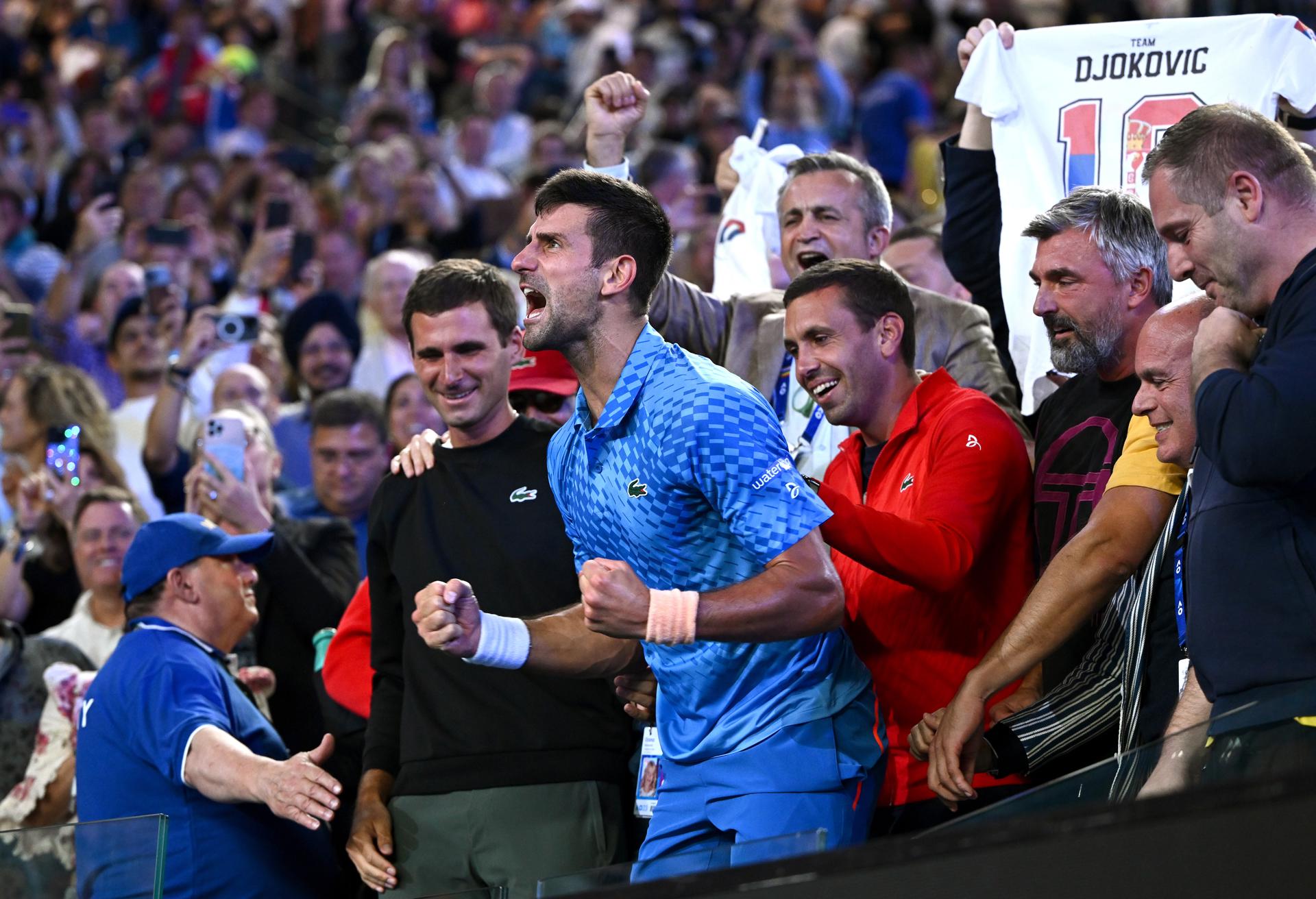 Djokovic ganó en Australia con un desgarro de 3 centímetros en su muslo