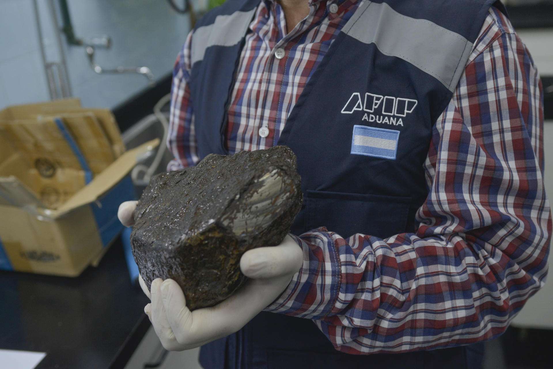 La Aduana argentina descubre el contrabando de un meteorito desde Chile