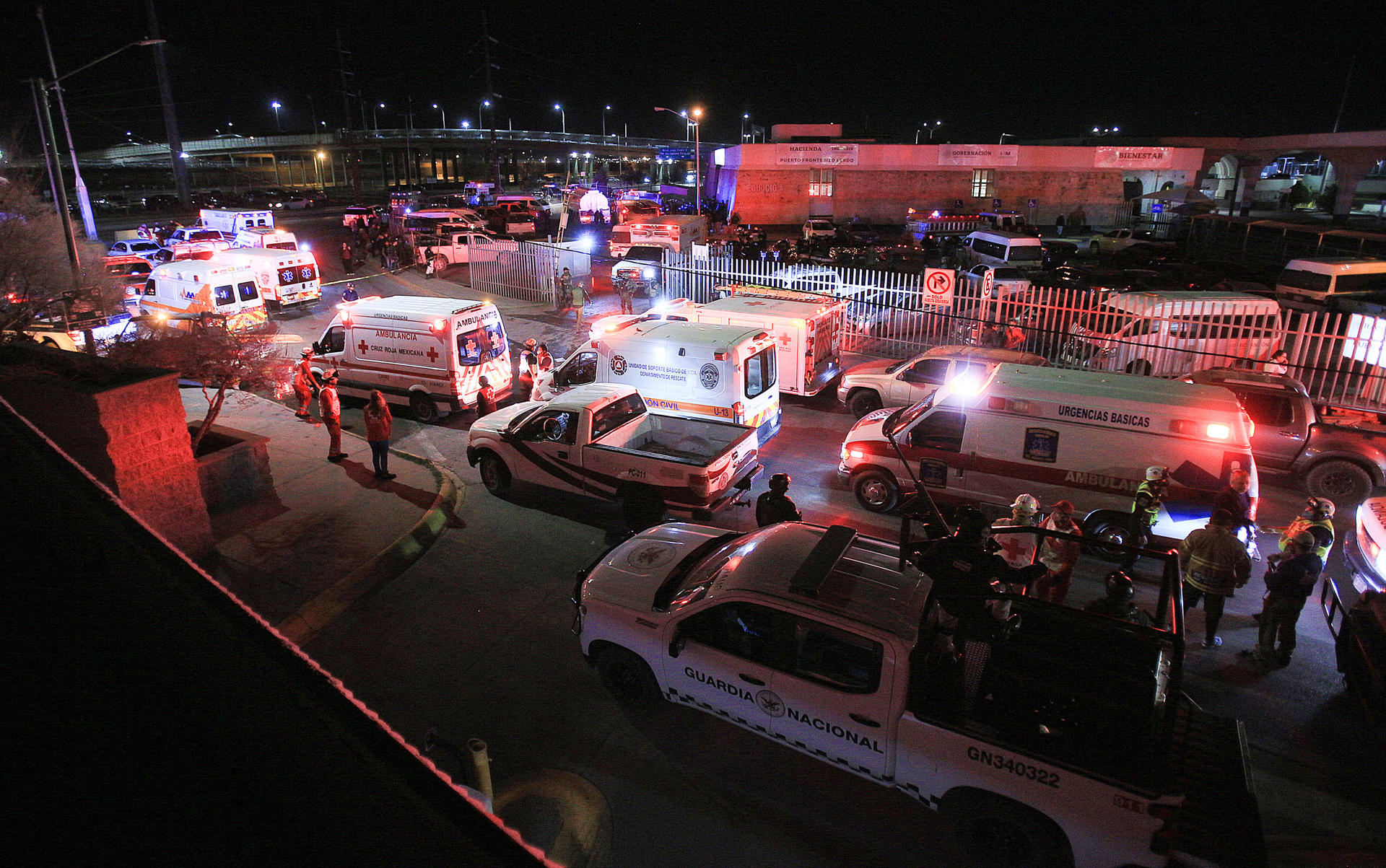 39 muertos y 29 heridos en incendio en centro migratorio de norte de México