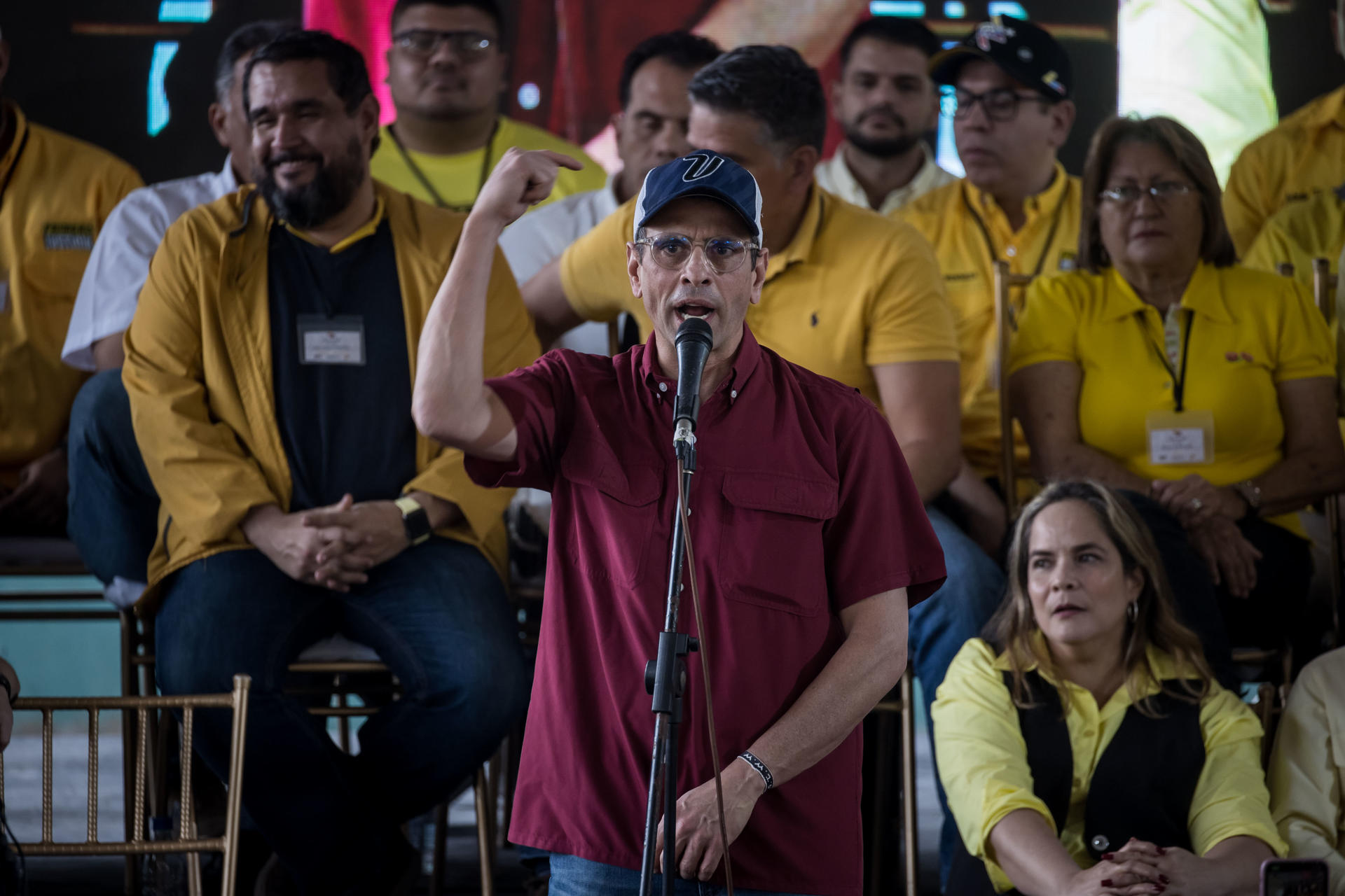 Capriles lanza su candidatura para las primarias presidenciales en Venezuela