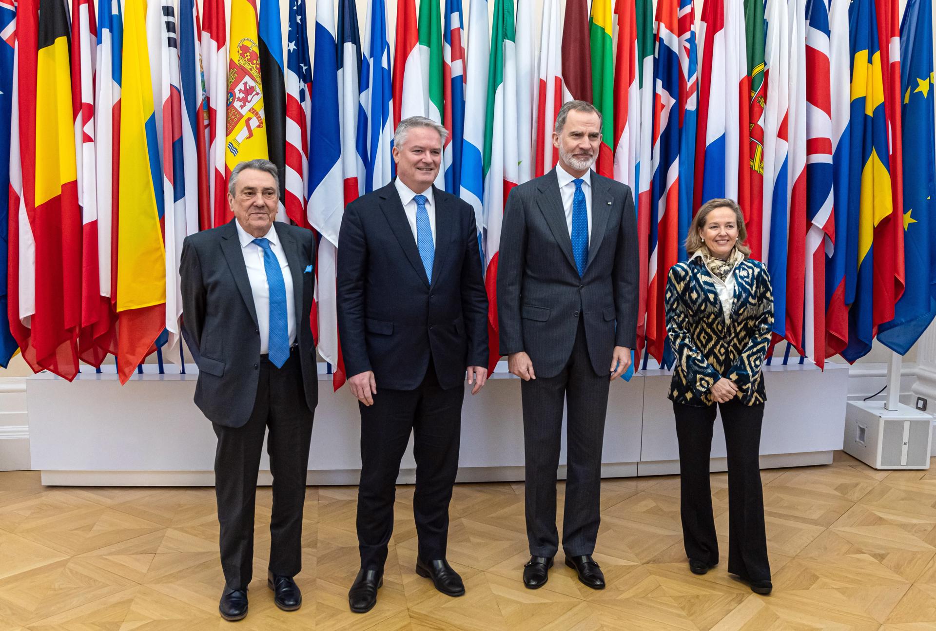 Felipe VI ensalzó el papel de la OCDE en la reconfiguración global