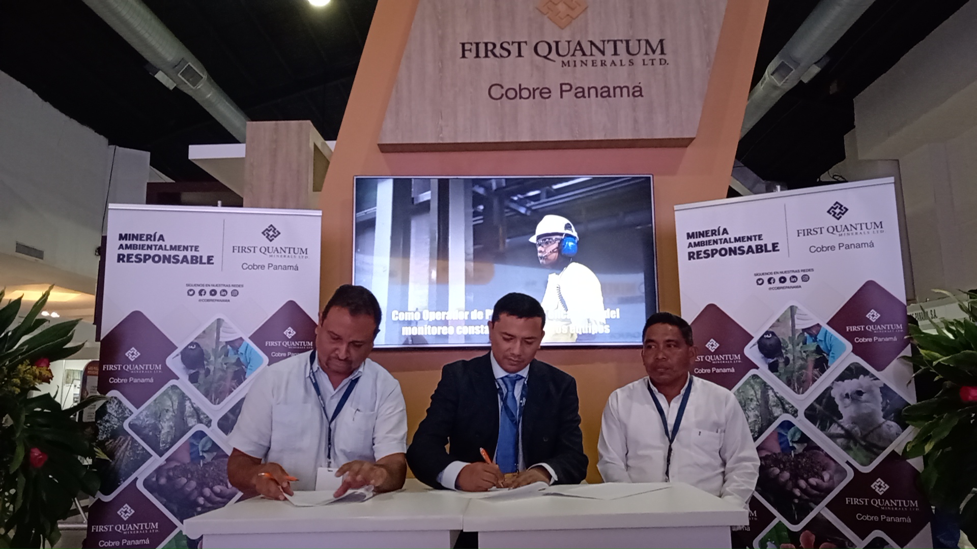 Cobre Panamá firma convenio de cooperación con Alas de Esperanza OBC y el Mariposario Cerro La Vieja