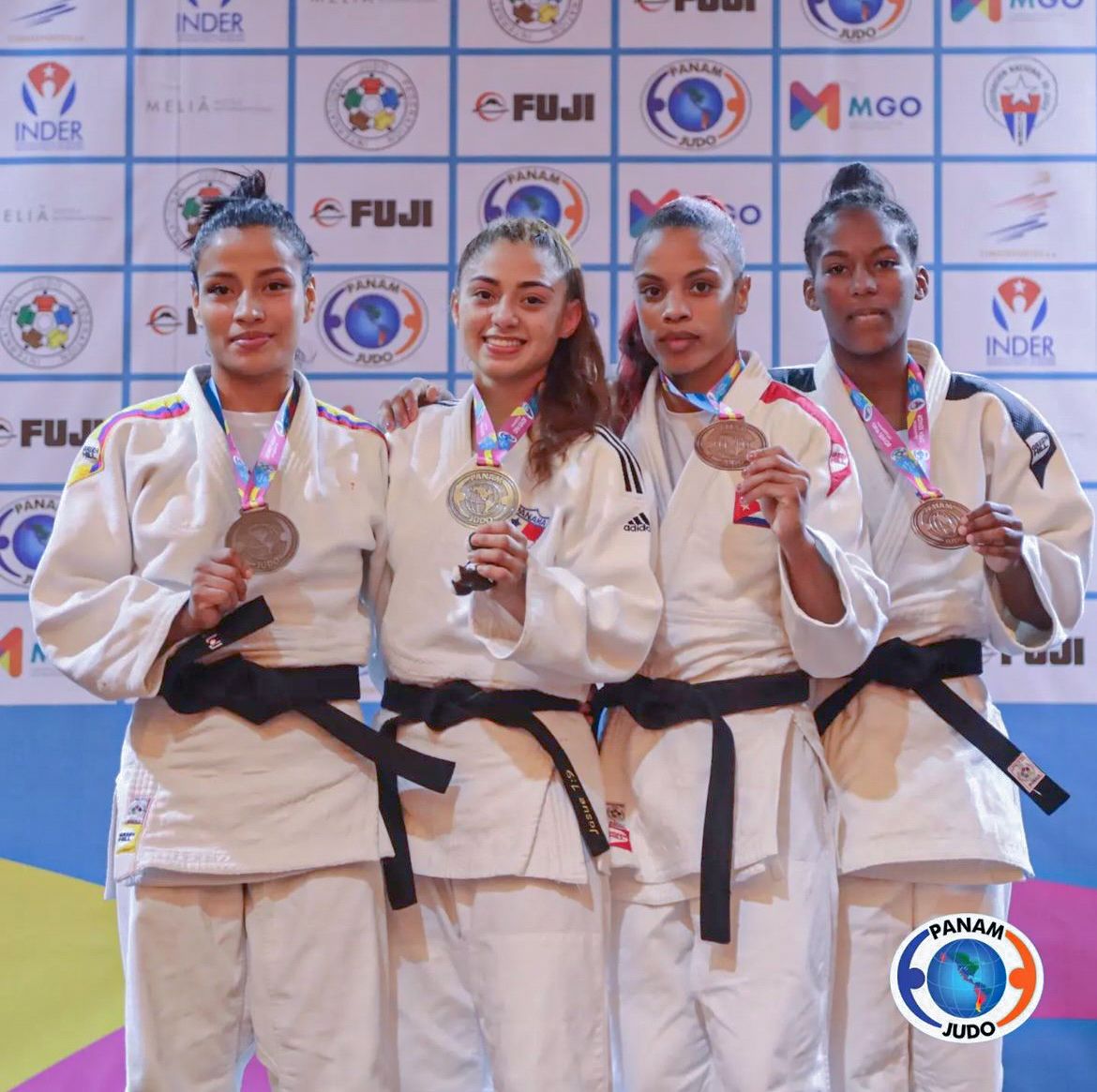 Judocas panameñas logran podio en Cuba