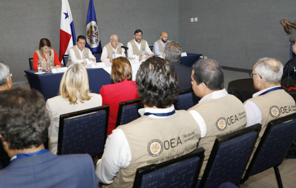 Observadores de OEA estarán presentes en procesos electorales panameños, inclusive en primarias partidarias