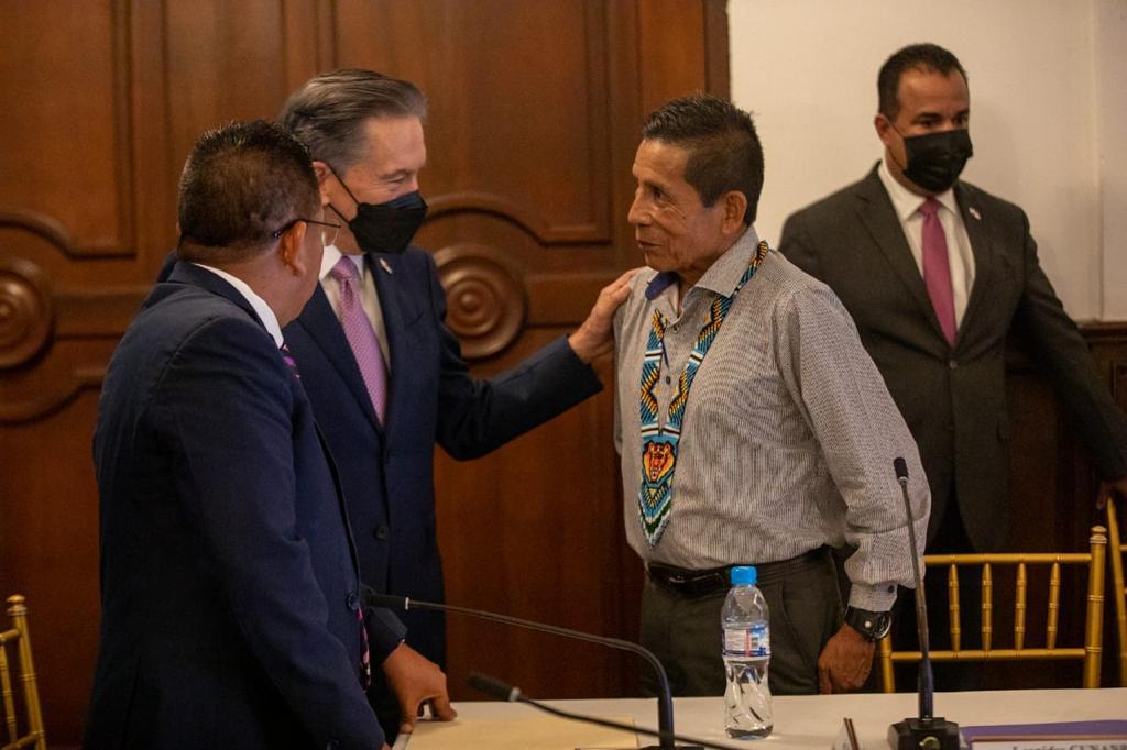 Presidente Cortizo Cohen se reúne con autoridades de la comarca Emberá-Wounaan