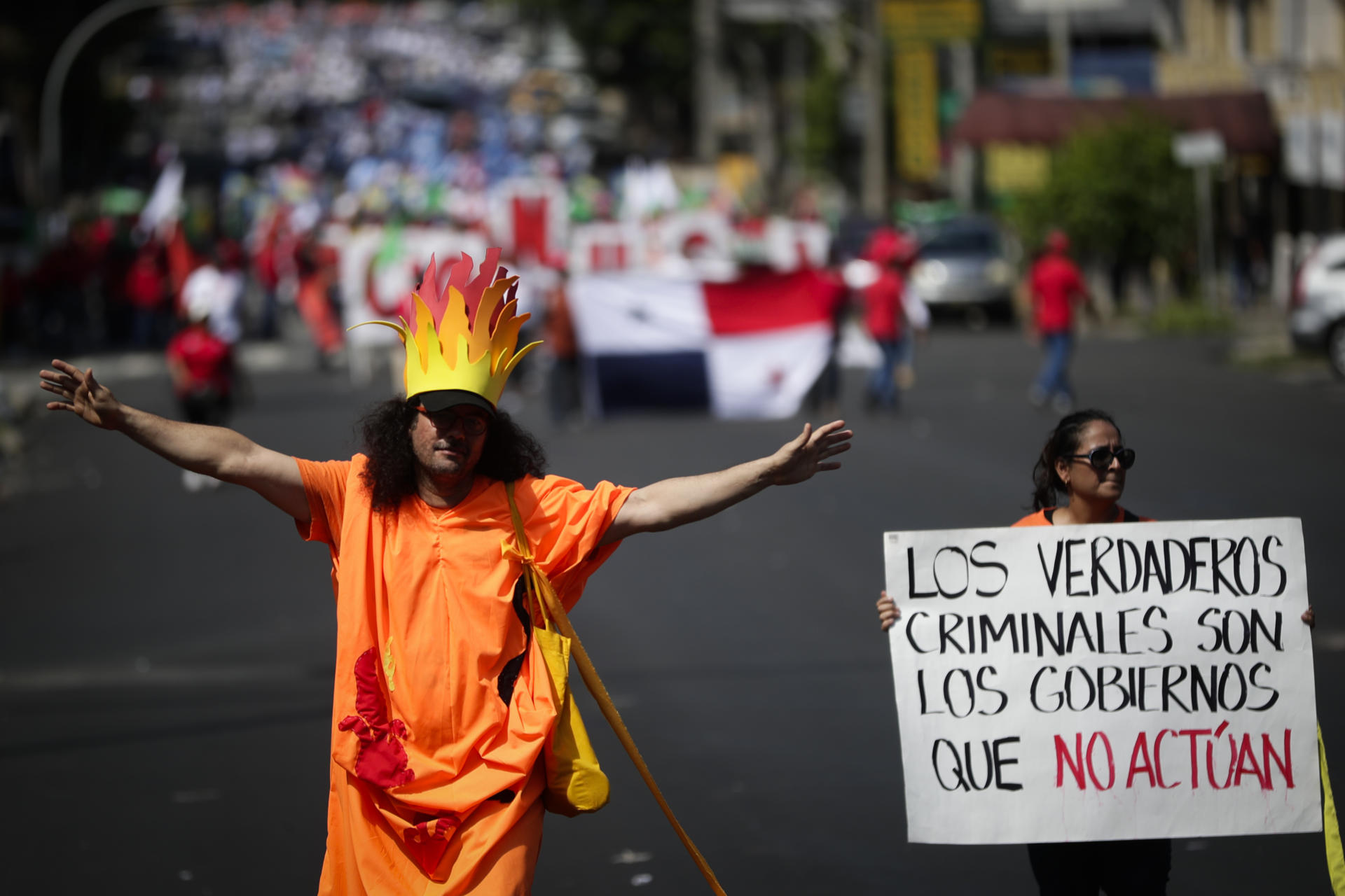 Trabajadores en Panamá exigen seguridad social, empleo y libertad sindical