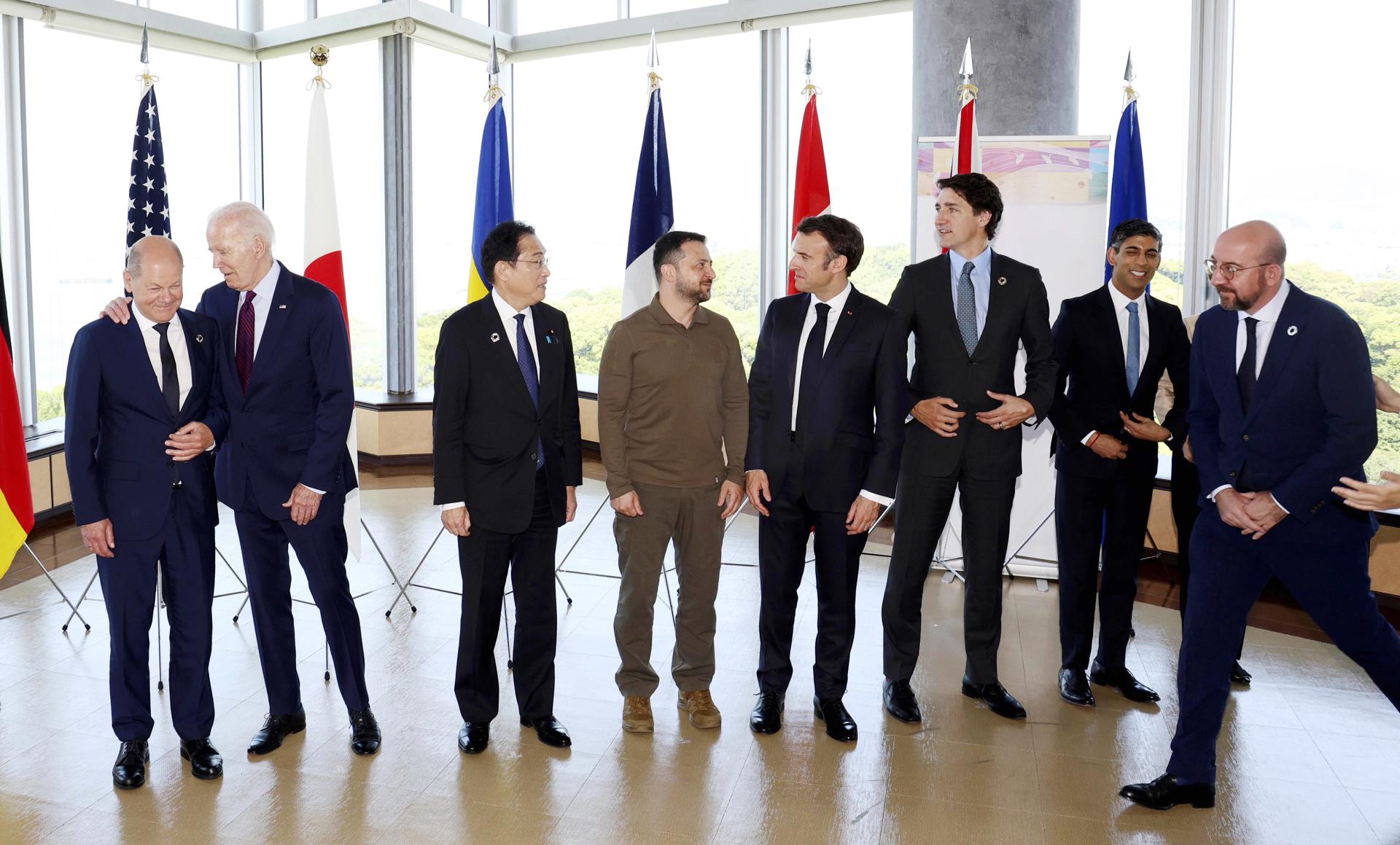 El G7 refuerza el frente ante Moscú y tiende puentes al "sur global"