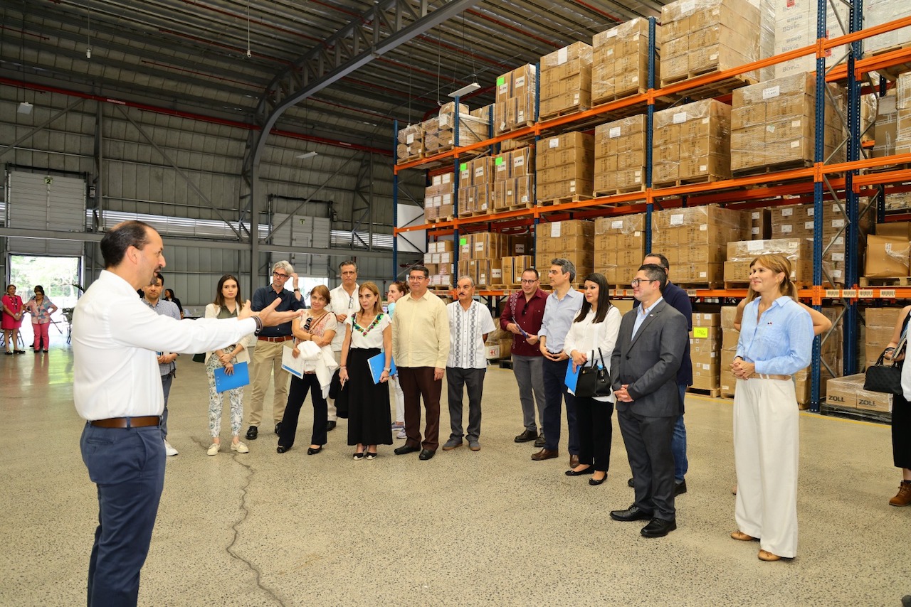 De visita en el Hub Humanitario, Cuerpo Diplomático acreditado en Panamá