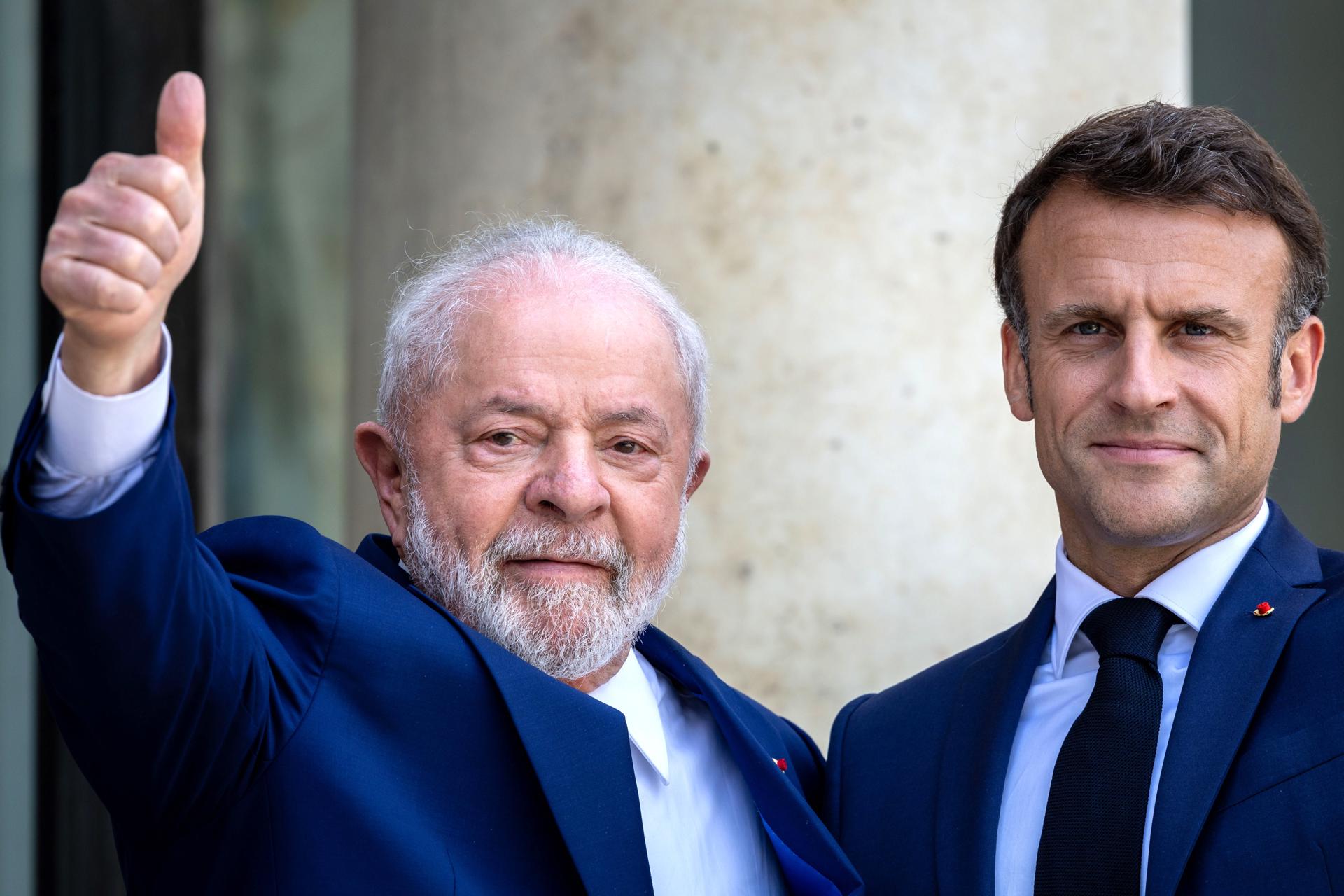 Lula habla con Macron sobre el acuerdo UE-Mercosur y la guerra en Ucrania