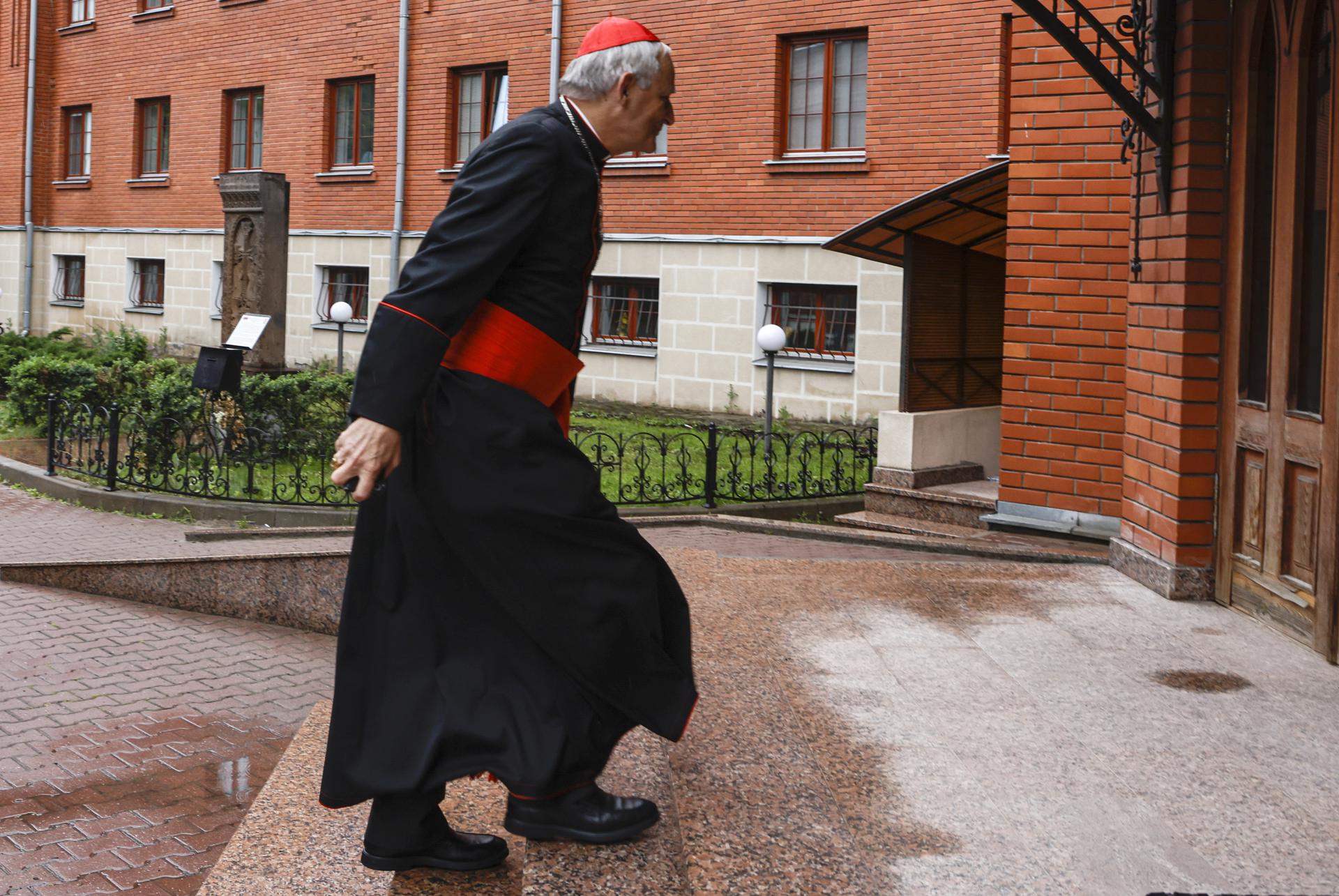 El papa envió hoy a Washington a su emisario para mediar en la guerra de Ucrania
