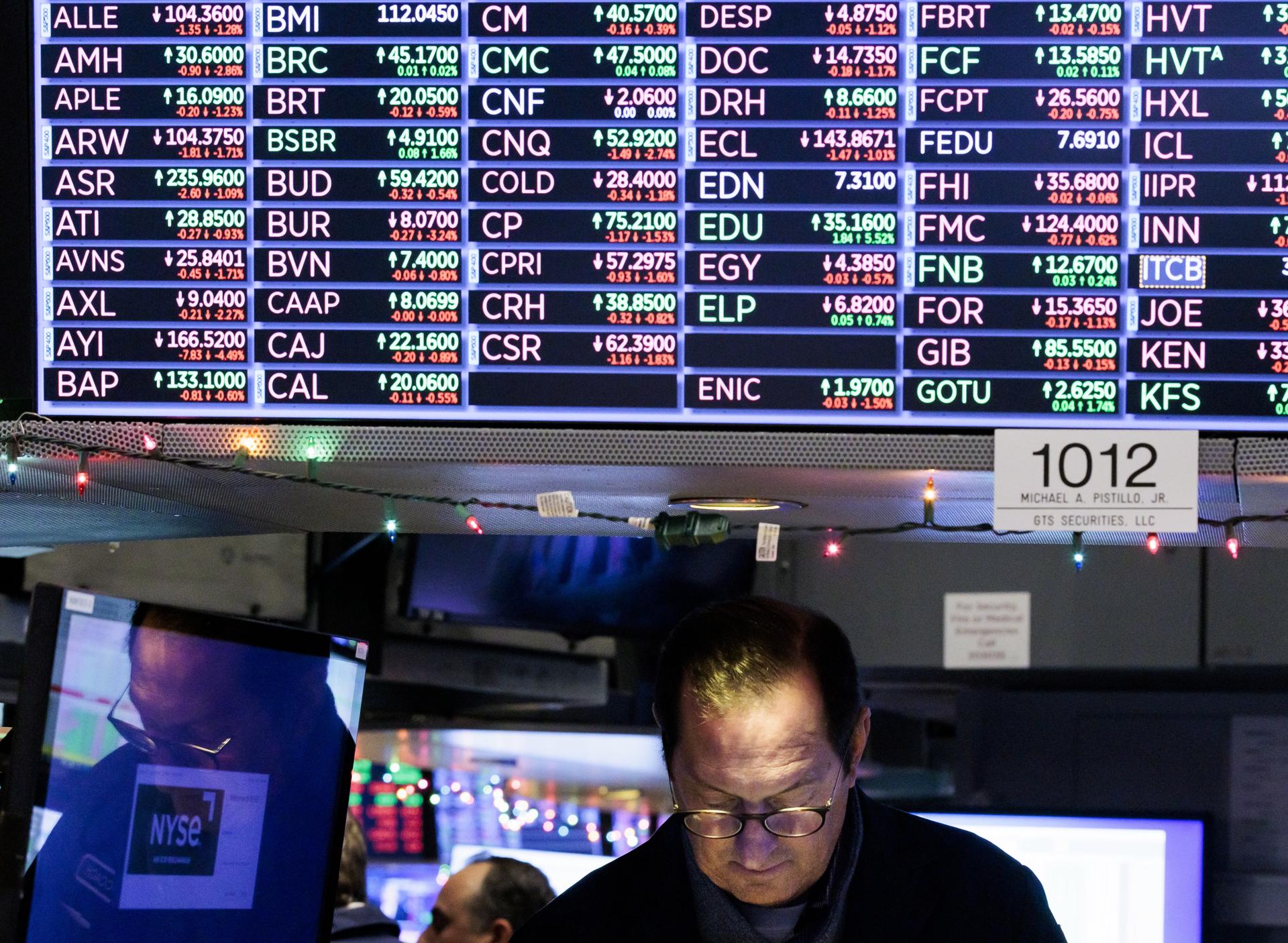Wall Street acumula pérdidas semanales por temor a que la Fed reanude la subida de tipos