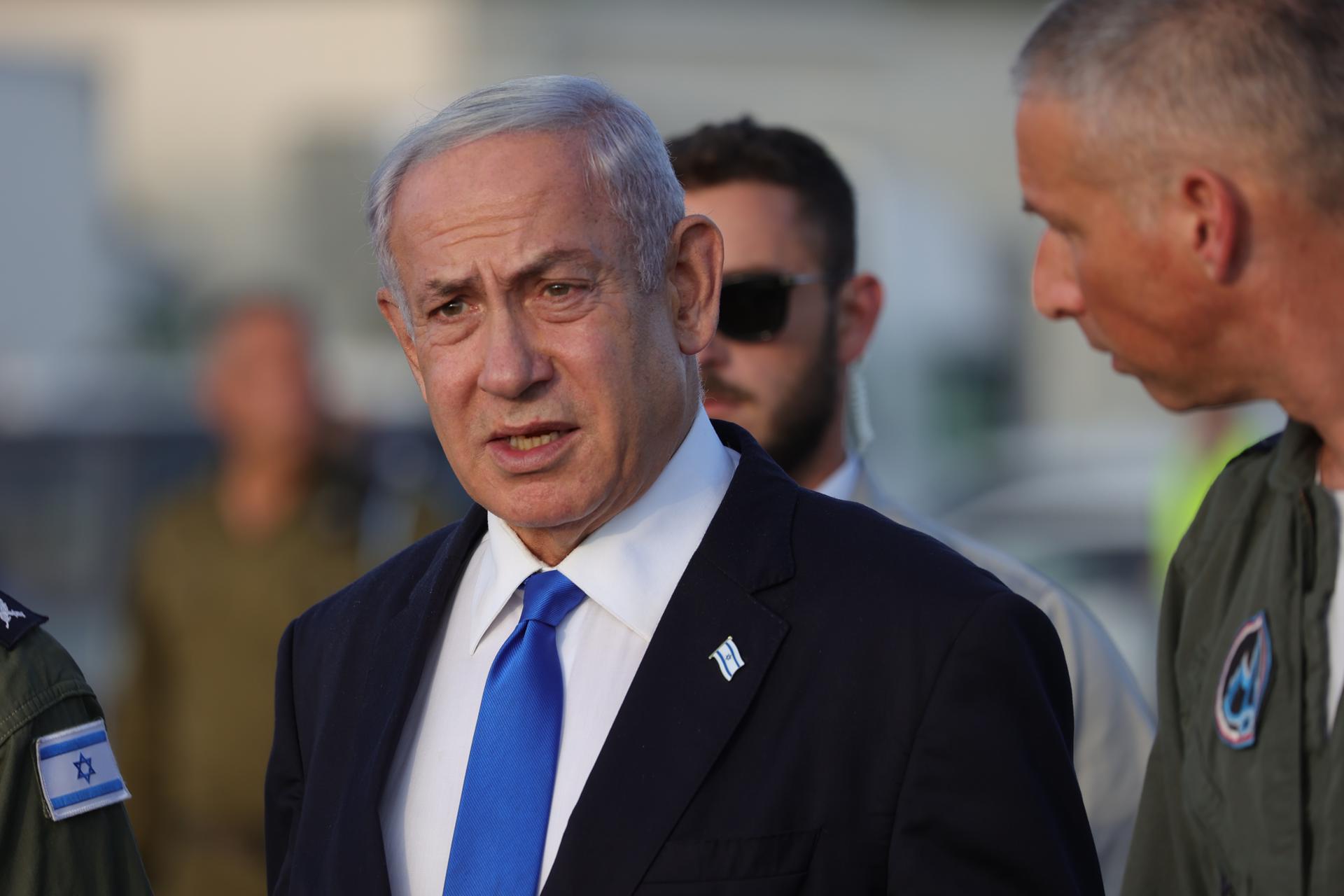 El primer ministro Netanyahu fue hospitalizado por deshidratación pero se encuentra bien
