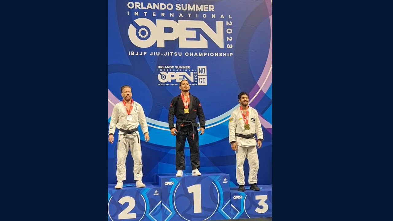 David Beluche: Se alzó con el oro en Orlando Summer International Open de Jiu-Jitsu