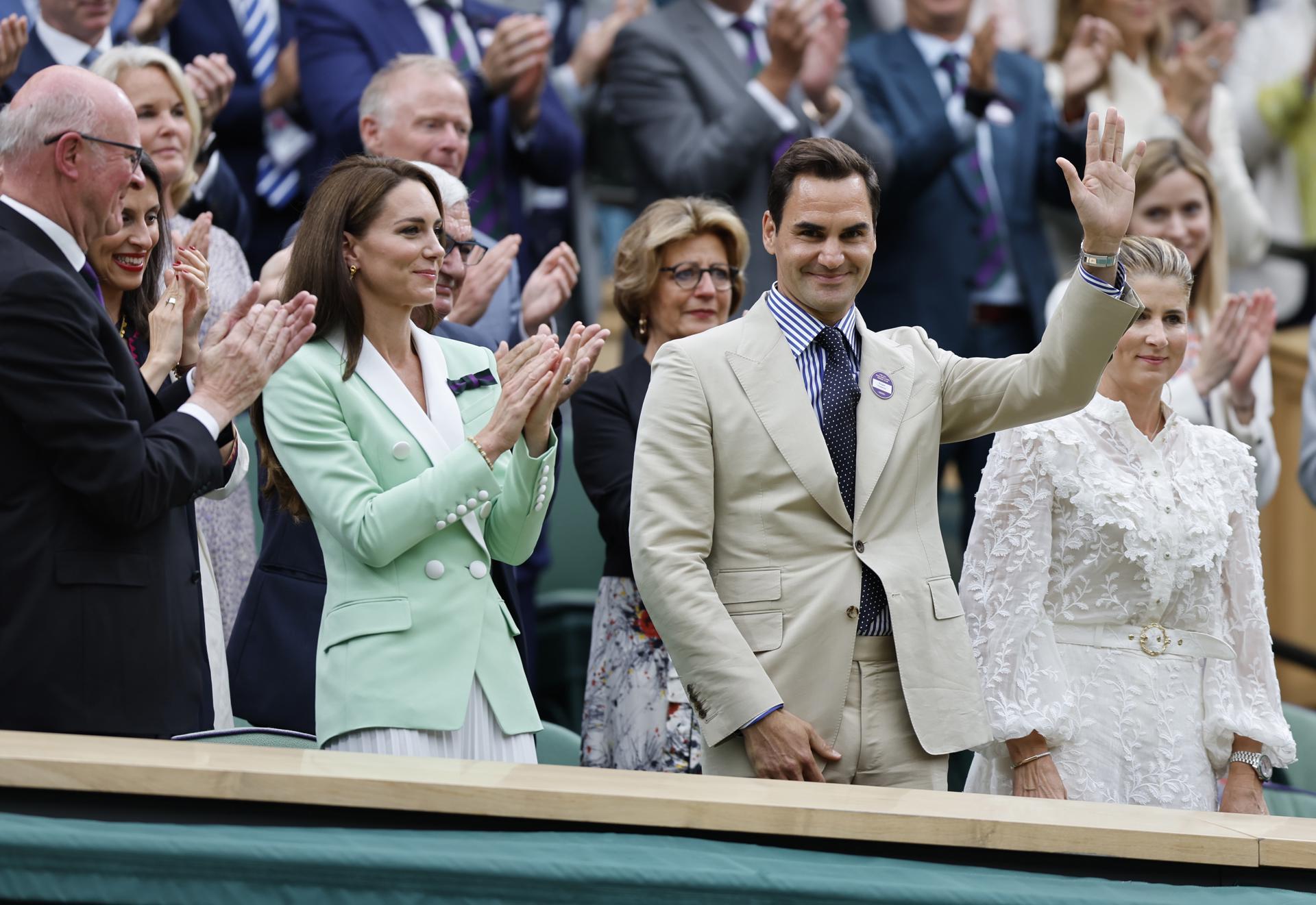 Wimbledon ofreció un tibio homenaje a Federer